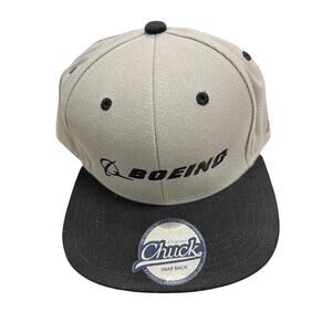Boeing original Chuck SnapBack GRAY black bill new